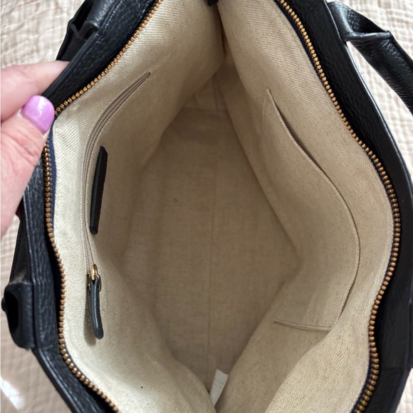 Mark and Graham Navy Build A Zip Tote - Picture 2 of 2